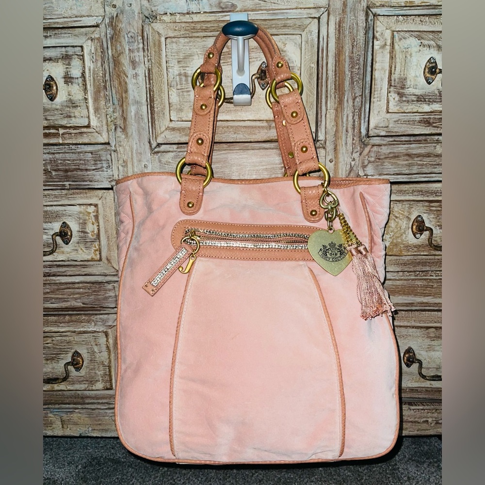 Juicy Couture Vintage large size dusty pink tote from 2010